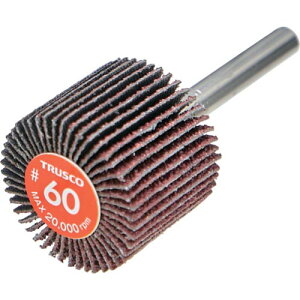 TRUSCO �G�R�m�~�[�t���b�v�z�C�[�� ���a6mm �O�a30X��25X����35 #60(5��) EF3025-60