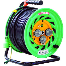 日動 防雨・防塵型電工ドラム 50m 接地2P15A125V アース付　FWE53
