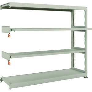 TRUSCO スチールラック M3型中量棚 1800*471*H1500 4段うちスライド2段 連結 M3-5652M2B