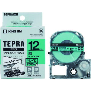 KING JIM ()uevvPROe[v 12mm LCɂ͂郉x^΃x^ 8m SC12GE