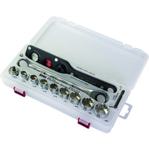 AOA19S3 アネックス オフセットアダプター ラチェットレンチ ソケットセット