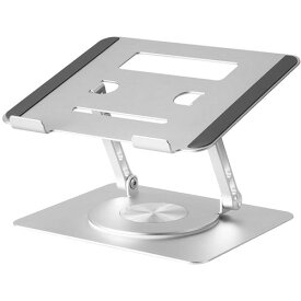 KING JIM ノートPCスタンド(回転式) 対応サイズ：11-17インチ シルバー 360度回転 NPS20-SL NPS20-SL