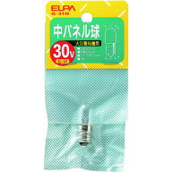 ELPA中パネル球E1230V2WクリアG-31H