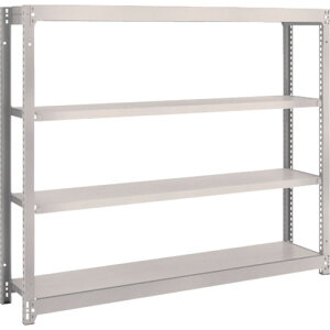 TRUSCO スチールラック M1.5型軽中量棚 1460*295*H1200 4段単体 M1.5-4534