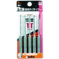 UNIKA チップトップドリルセット 3.4mm 5本セット DP5-T34