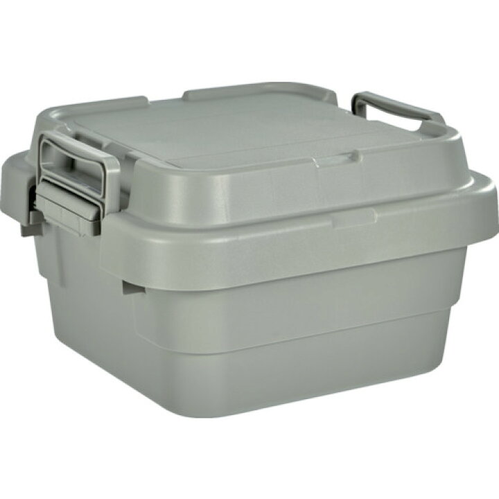 楽天市場】TRUSCO トランクカーゴ フラット天板仕様 浅型 20L グレー 