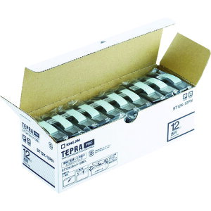 KING JIM (����)�u�e�v���vPRO�e�[�v 12mm �G�R�p�b�N(5����)�^�������x���^������ ����8m ST12K-10PN