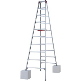 ハセガワ 脚部伸縮式アルミ専用脚立 ワンタッチバー RYZ型 10段(10892) RYZ-30d