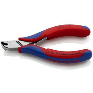 KNIPEX �G���N�g���j�N�X�G���h�J�b�e�B���O�j�b�p�[ �I�u���P(15�x�X��) �R���t�H�[�g�n���h�� 6432-120