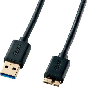 SANWA USB3.0�}�C�N���P�[�u��(A-MicroB)1m KU30-AMC10BK