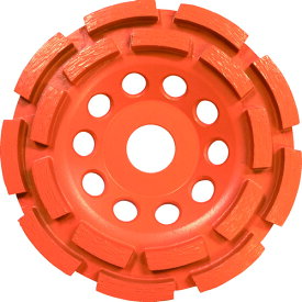 TRUSCO ダイヤモンドカップホイール 直径125×22 ダブルタイプ　TDCW5D