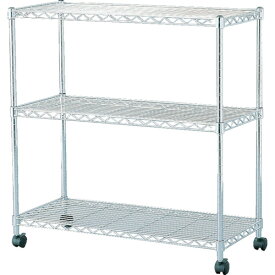 IRIS 546624 スチールラック メタルミニ(キャスター付)800*350*830　MTO8008C