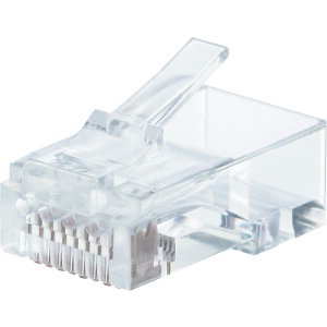 ELECOM�@RJ45�R�l�N�^�@CAT6�ECAT6A�Ή��@�P���E�������Ή��@100���� LD-6RJ45T100