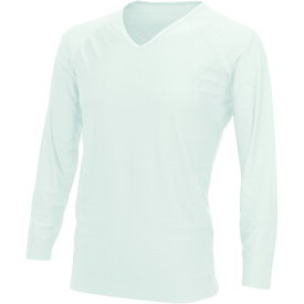 リベルタ 20_FTW_長袖Vネック／WHT(S)　FTW25153500