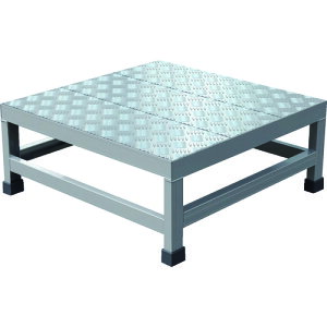TRUSCO �A���~���n�ڈ�̍\���^��Ƒ� �Ȕ^�C�v ��i(�����i) W600*D600*H250 WTDBC6625