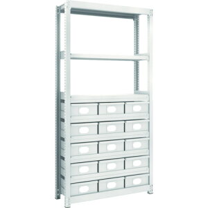 TRUSCO �X�`�[�����y���ʃ{���g���X�I M2�^ �X�`�[�����o�t W860*D300*H1800 ��*15 M2-6338-B15