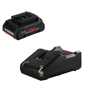 �yBosch�i�{�b�V���j�z ProCORE18V 4.0Ah�o�b�e���[&�����[�d��Z�b�g PROCORE18V4S1�yBoBA�z