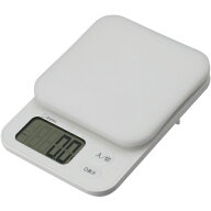 dretec デジタルスケール「ブランジェ」3kg ホワイト KS-829WT