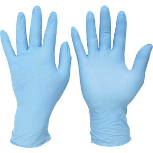 ミドリ安全ニトリル手袋加硫促進剤不使用ベルテ728ブルー粉無100枚SVERTE-728-S