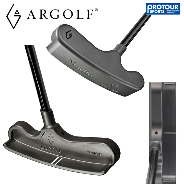 楽天市場】ARGOLF アールゴルフ Merlin Dark edition マーリン パター 