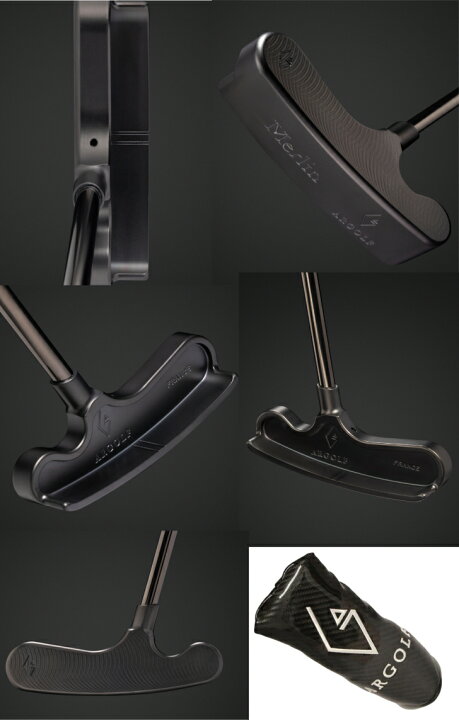 楽天市場】ARGOLF アールゴルフ Merlin Dark edition マーリン パター 