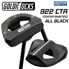 GOLDILOCKS 【ALL BLACK】ゴルディロックス Model 922 CTR パター