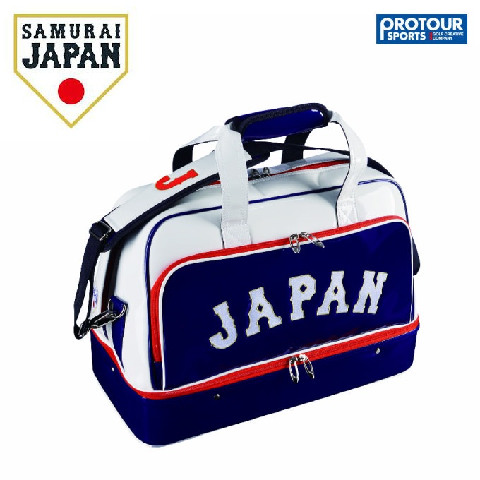 プロ野球オフィシャルゴルフグッズ SAMURAI JAPAN LEZAX 野球日本代表 公式ショップ 豊富な品 レザックス ボストンバッグ SJBB-0581