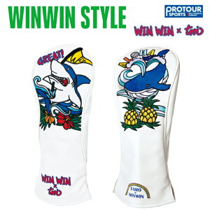 WINWIN STYLE ウィンウィンスタイル ヘッドカバー HC-307/HC-306　サメ/鯨