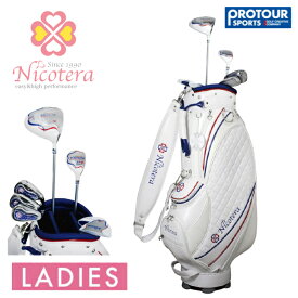 Nicotera ニコテラ レディース ゴルフクラブセット キャディバッグ付 NTCS-5753　レザックス