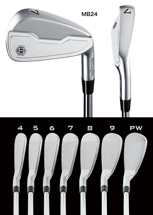 楽天市場】BETTINARDI ベティナルディ アイアン 5本セット MB24/CB24 