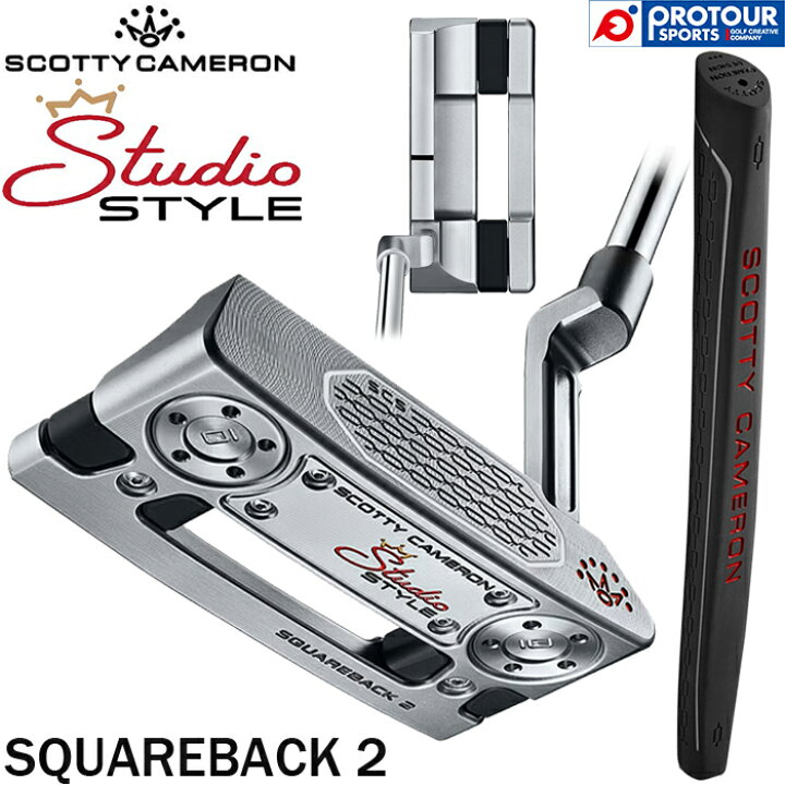 楽天市場】Titleist SCOTTY CAMERON STUDIO STYLE SQUAREBACK 2 