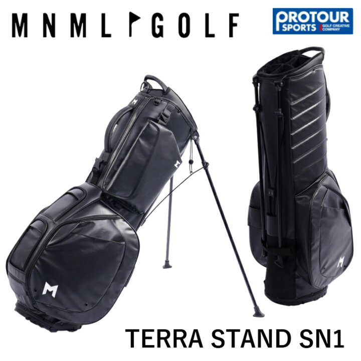 ミニマルゴルフ TERRA SN1 スタンドキャディバッグ ブラック 楽天市場 