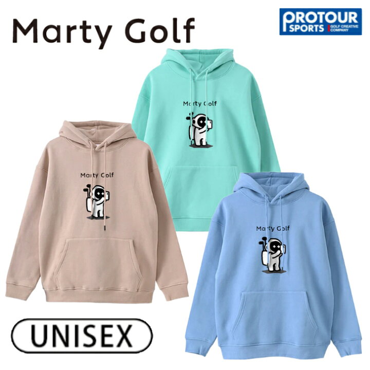 楽天市場】Marty Golf マーティーゴルフ Caddyくん カラー パーカー 