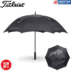 �y�݌Ɍ���zTitleist StaDry Single Canopy Umbrella TA23STSCU / �^�C�g���X�g �X�e�C�h���C�V���O���L���m�s�[�A���u���� 2024�N���f�� Black(02) UV�J�b�g �A���u���� �P �J�� ���{���K�i ���ʌ���