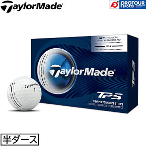 TaylorMade TM26 TP5 PERFORMANCE STRIPE BALL / �e�[���[���C�h TM26 TP5 �p�t�H�[�}���X�X�g���C�v �{�[�� (2�X���[�u) 2026�N���f�� ���_�[�X(6����) �z���C�g �S���t�{�[�� 5�s�[�X �X�s���R���g���[�� �f