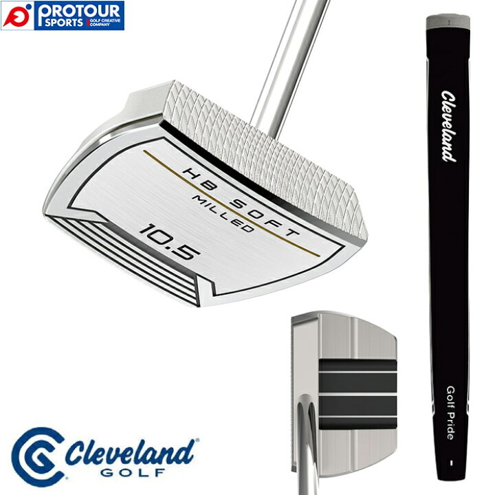 楽天市場】Cleveland Golf HB SOFT MILLED PUTTER ＃10.5C  