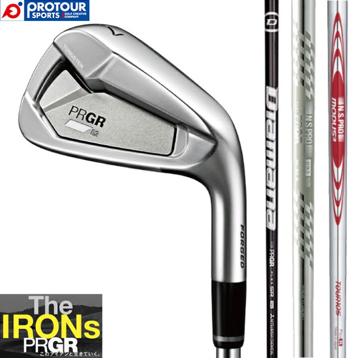 楽天市場】PRGR IRONs プロギア 02 アイアン #6-PW 5本セット 2023年 
