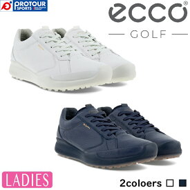 ECCO W GOLF BIOM HYBRID 100573 WHITE(01007) OMBRE(01415) / エコー ウィメンズ ゴルフ バイオム ハイブリッド 撥水レザー スパイクレスシューズ レディース