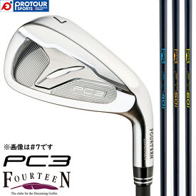 FOURTEEN フォーティーン PC-3 アイアン 単品(＃5/＃6) 2021年モデル カーボンシャフト 3種(FT-50i/FT-60i/FT-40i)