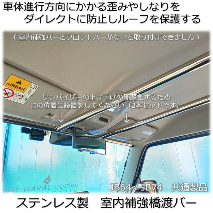楽天市場】【送料無料・即日発送】JB64 JB74 ジムニー ステンレス製 