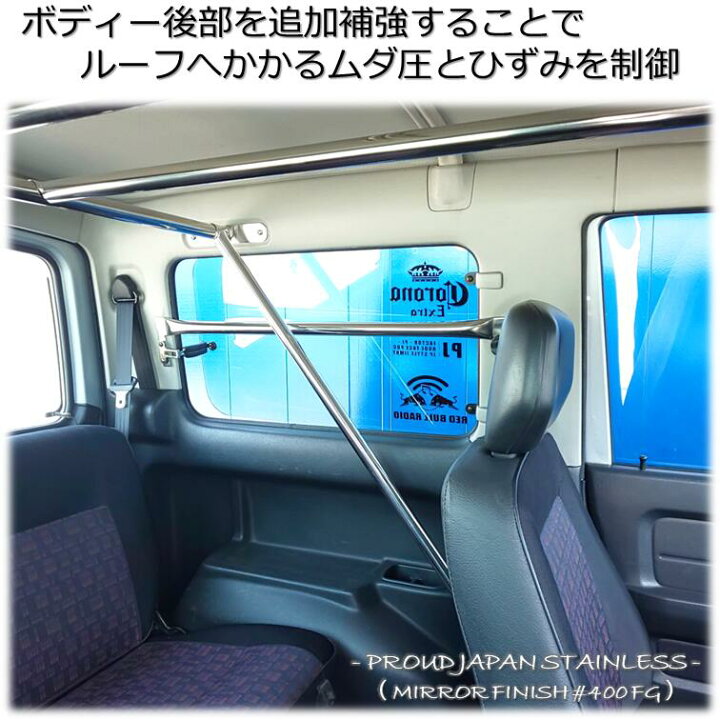 楽天市場】【送料無料・即日発送】JA12 JA22 ジムニー ステンレス製 