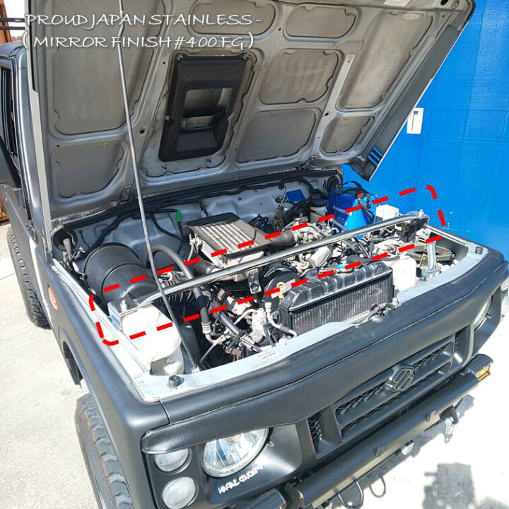 楽天市場】【送料無料・即日発送】JA12 ジムニー ステンレス製 