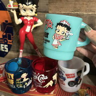 【スタッキングマグ】【ベティ】 BettyBoop ミルキーマグ プラスチック コップ 割れにくい 子供 大人　US…