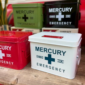 マーキュリー Mercury エマージェンシーボックス 小物入れ 救急箱 工具入れ 仕切り トレー インテリア 玄関 ダイニング リビング キッチン ガレージ おしゃれ