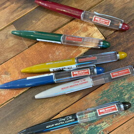 マーキュリー Mercury フロート ボールペン 文房具 仕事 勉強 デスクワーク 接客 フロント ツイスト式 おしゃれ 無骨 かっこいい 可愛い カラフル