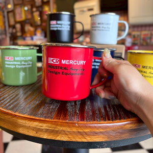 マーキュリー Mercury エナメルマグ ホワイト イエロー レッド カーキ ネイビー ブラック キッチン ダイニング コップ キャンプ ソロキャン アウトドア レジャー おしゃれ かっこいい 可愛い