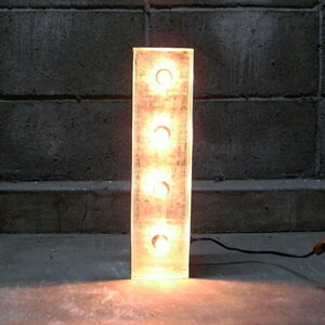 【インパクト マーキーサイン】 【G H I J K L】 ライト アルファベット 英語 数字 電球 コンセント式 アメリカン レトロ アンティーク カフェ ダイナー バー ライブハウス インテリア ガレージ