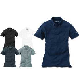 EVENRIVER イーブンリバー nr416 ソフトドライポロシャツ半袖 シャツ Tシャツ 作業着 作業服 オールシーズン 消臭テープ