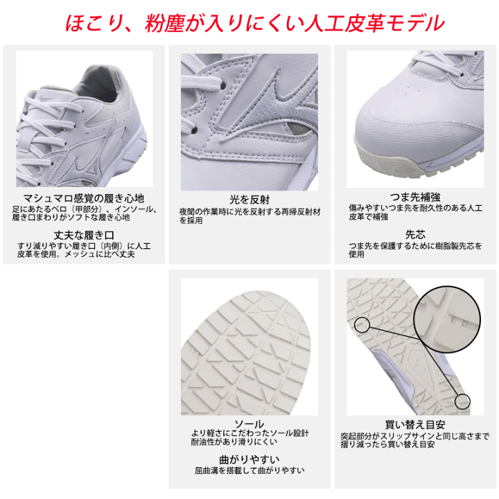 楽天市場】ミズノ 安全靴 オールマイティCS ベルトタイプ