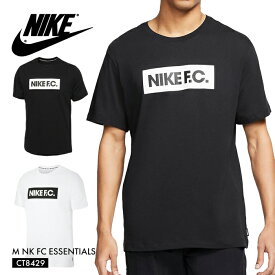 スーパーセール!【送料無料】ナイキ Tシャツ メンズ NIKE 半袖 ウェア CT8429 コットン ロゴ フットボール 大きいサイズ スポーツブランド クルーネック シンプル ブラック ティーシャツ*